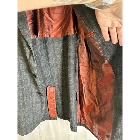 Stewart Hall 5th Ave Blazer 42 Wool Coat Jacket Retro Old money 3 Button - Picture 4 of 8